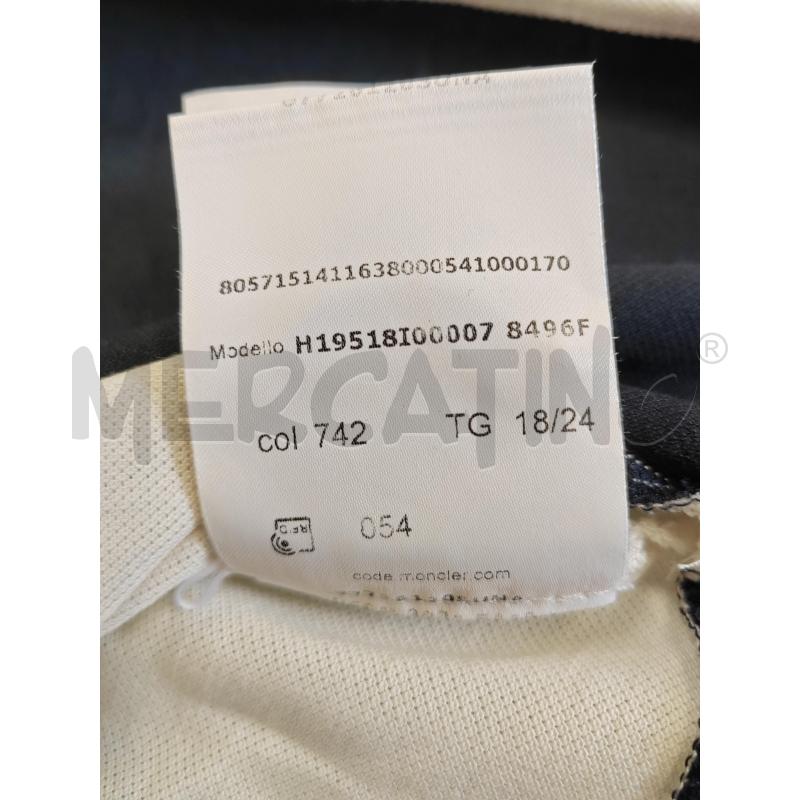 VESTITO BAMBINO BIANCO-BLU MONCLER | Mercatino dell'Usato Chieri 3