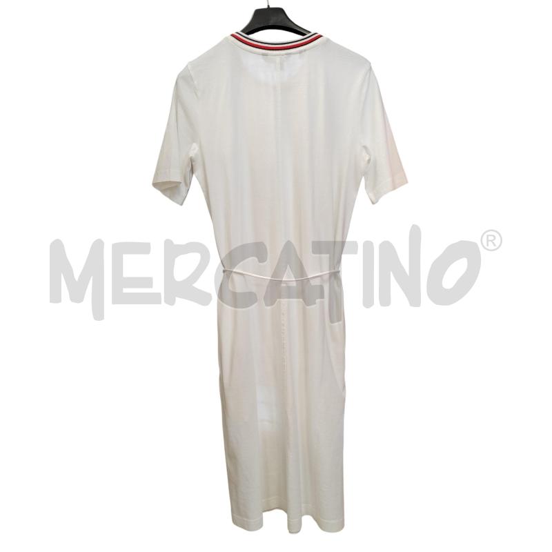 VESTITO DONNA BIANCO HILFIGER TASCHE+CINTURINO TESSUTO  | Mercatino dell'Usato Chieri 2