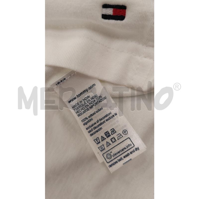 VESTITO DONNA BIANCO HILFIGER TASCHE+CINTURINO TESSUTO  | Mercatino dell'Usato Chieri 4