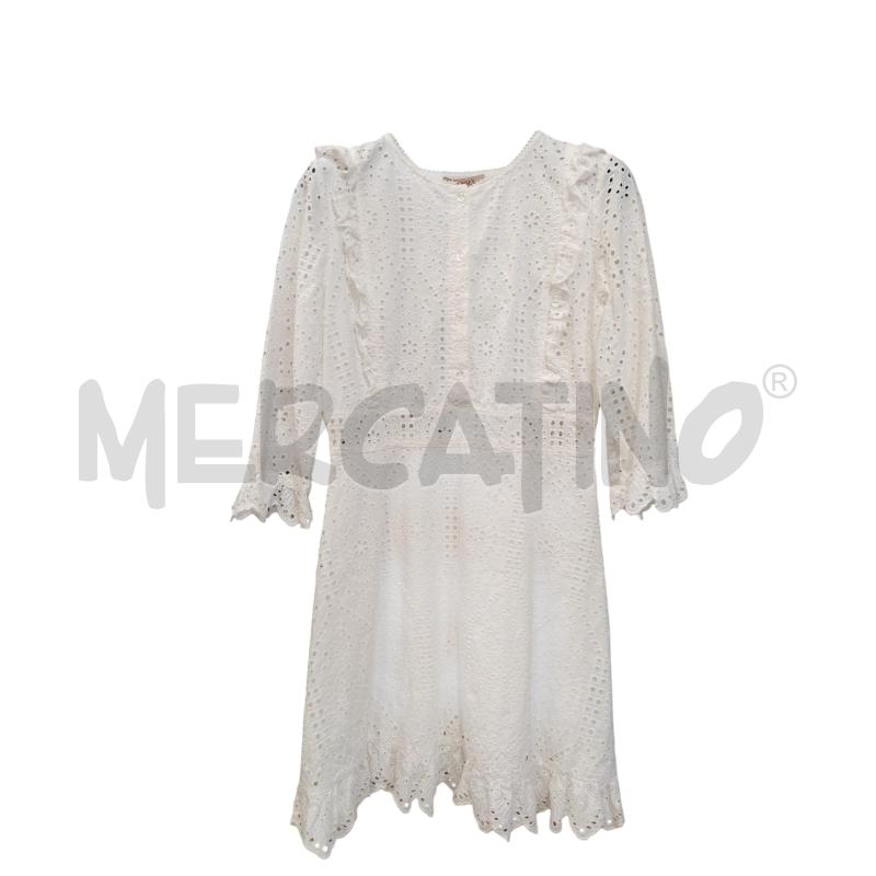 VESTITO DONNA BIANCO SANGALLO TWINSET | Mercatino dell'Usato Chieri 1
