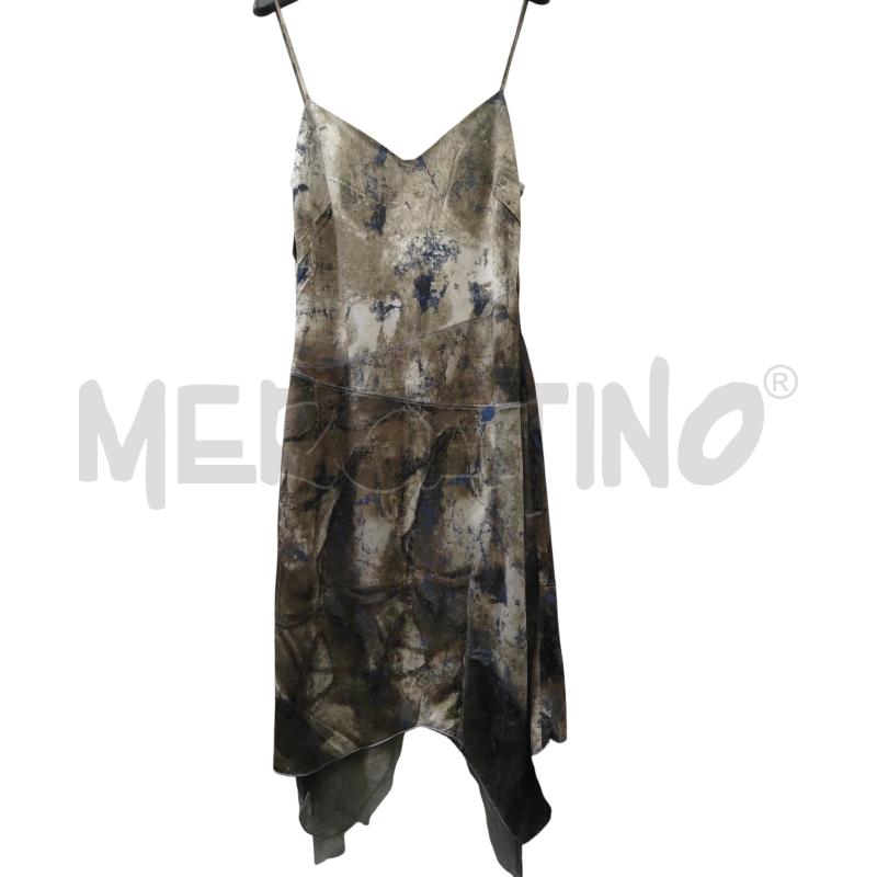 VESTITO DONNA FANT VERDONE BLU BEIGE ROBERTO SCARPA | Mercatino dell'Usato Chieri 1