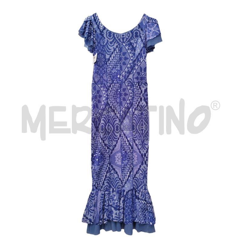 VESTITO DONNA M/C FUZZI BLU  | Mercatino dell'Usato Chieri 1
