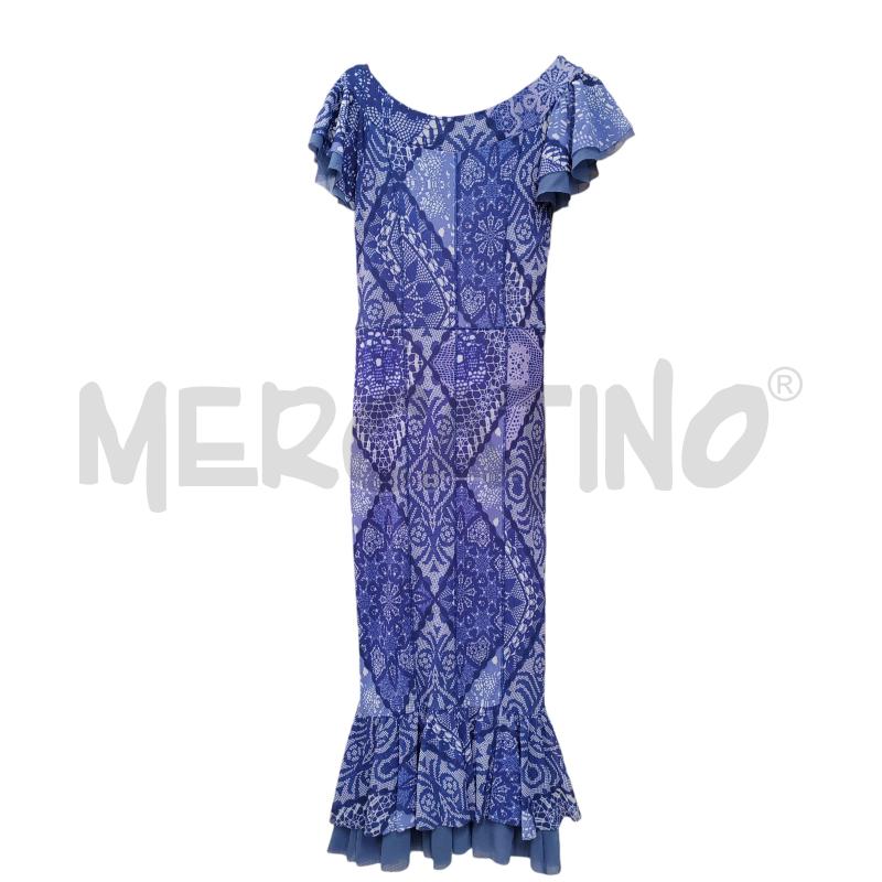 VESTITO DONNA M/C FUZZI BLU  | Mercatino dell'Usato Chieri 2