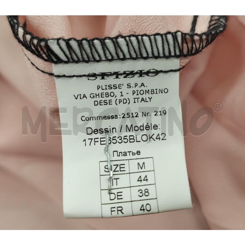 VESTITO DONNA M/C PLISSE BIANCO BLU NERO ROSA SFIZIO | Mercatino dell'Usato Chieri 3