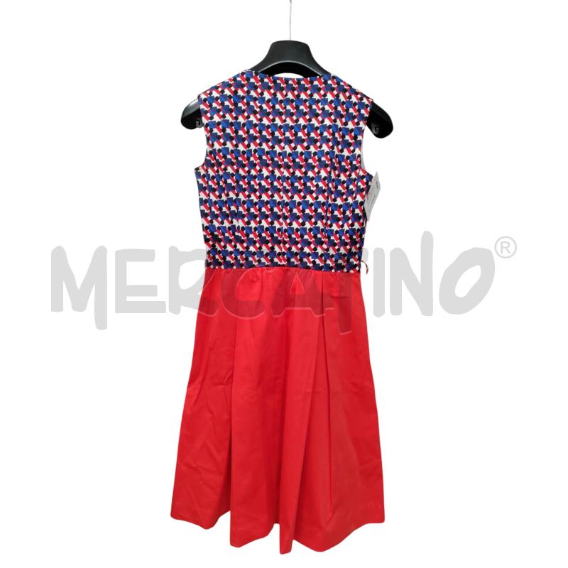 VESTITO DONNA MAX&CO TOP ROMBI BLU NERI ROSSI GONNA ROSSA | Mercatino dell'Usato Chieri 2