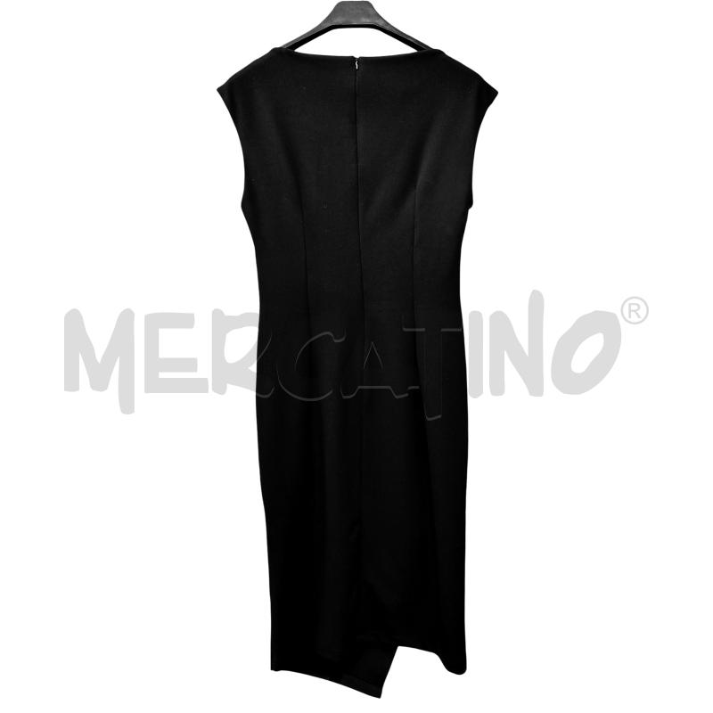 VESTITO DONNA NERO NUOVO RINASCIMENTO BORDO BORCHIE  | Mercatino dell'Usato Chieri 2