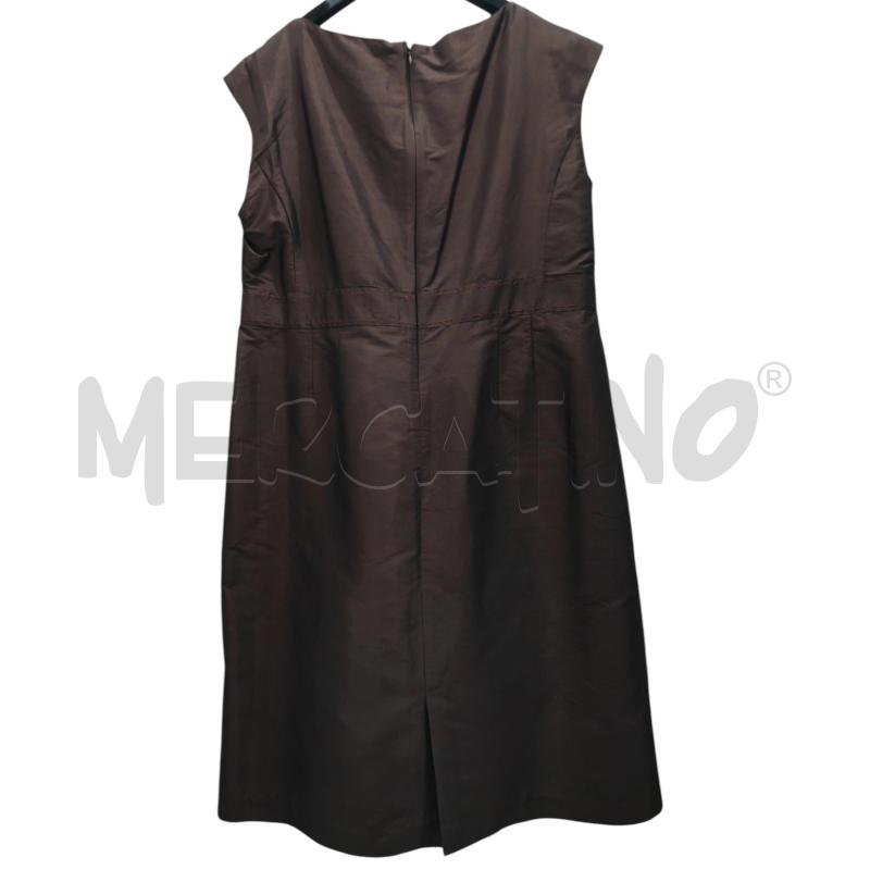 VESTITO DONNA TC MARRONE SETA CONBIPEL | Mercatino dell'Usato Chieri 2
