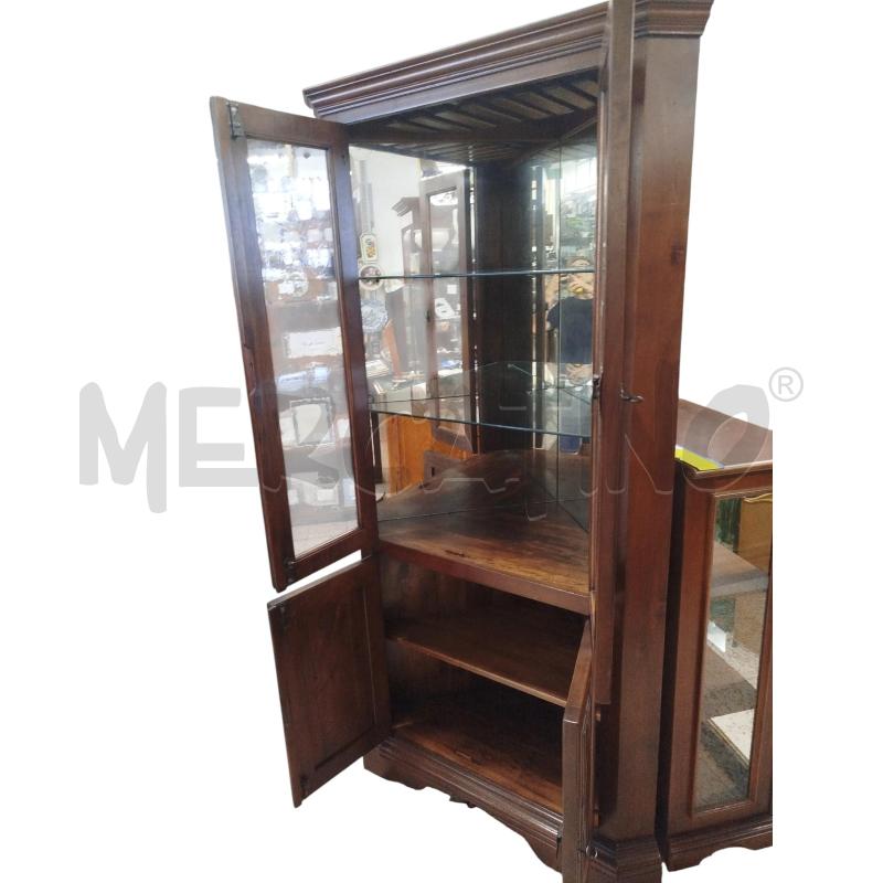 VETRINA ANGOLARE LEGNO | Mercatino dell'Usato Chieri 1