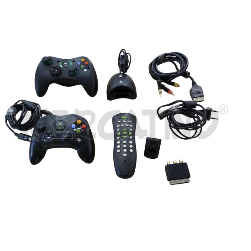XBOX  PRIMA SERIE CON VARI GIOCHI SENZA CUSTODIA, CAVI VARI, JOYSTICK E SCATOLA | Mercatino dell'Usato Chieri 1