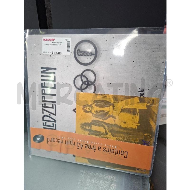 33 GIRI LED ZEPPELIN  | Mercatino dell'Usato Moncalieri - fr. moriondo 1
