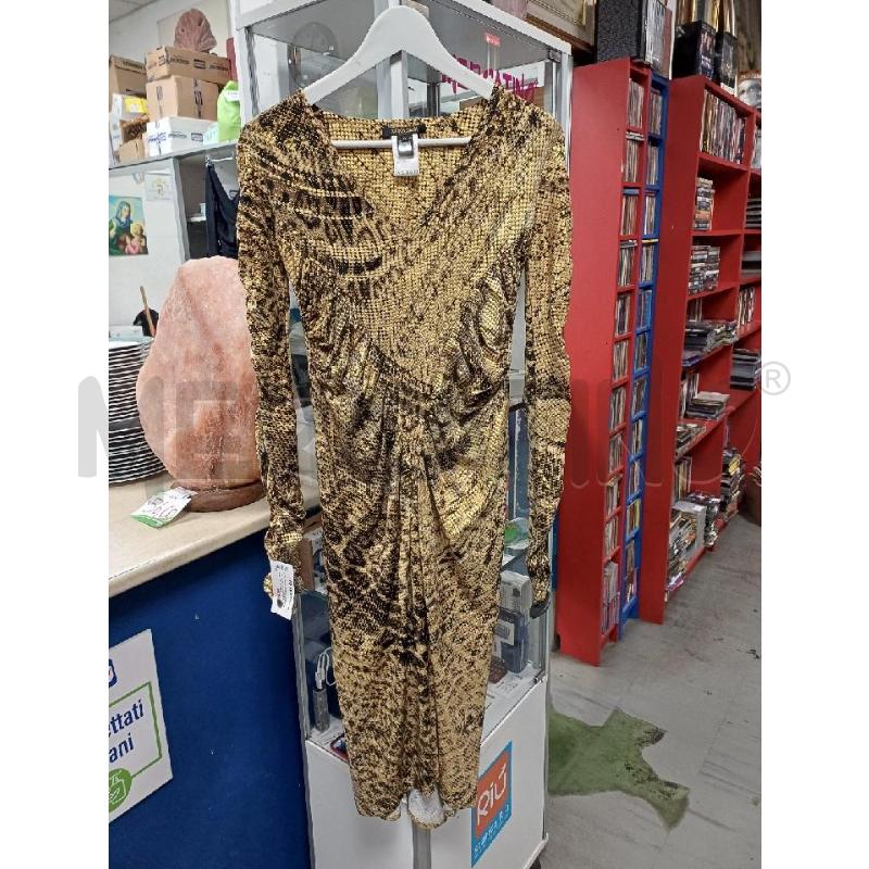 ABITO DONNA PITONATO DORATO ROBERTO CAVALLI | Mercatino dell'Usato Moncalieri - fr. moriondo 1