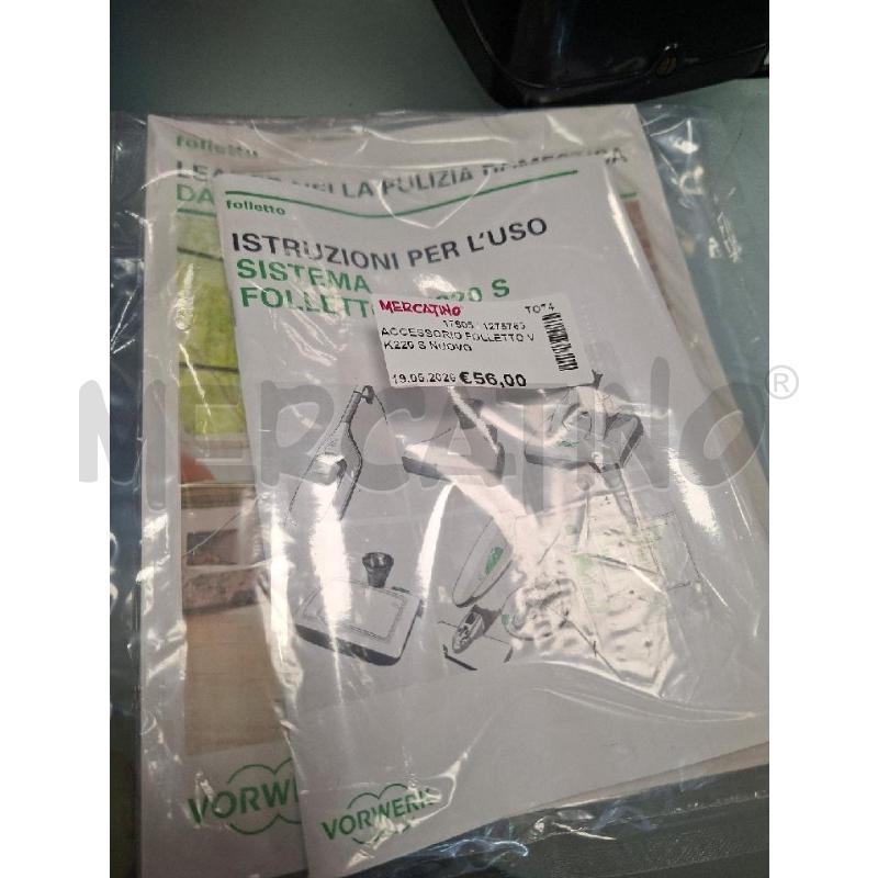 ACCESSORIO FOLLETTO VK220 S NUOVO | Mercatino dell'Usato Moncalieri - fr. moriondo 2