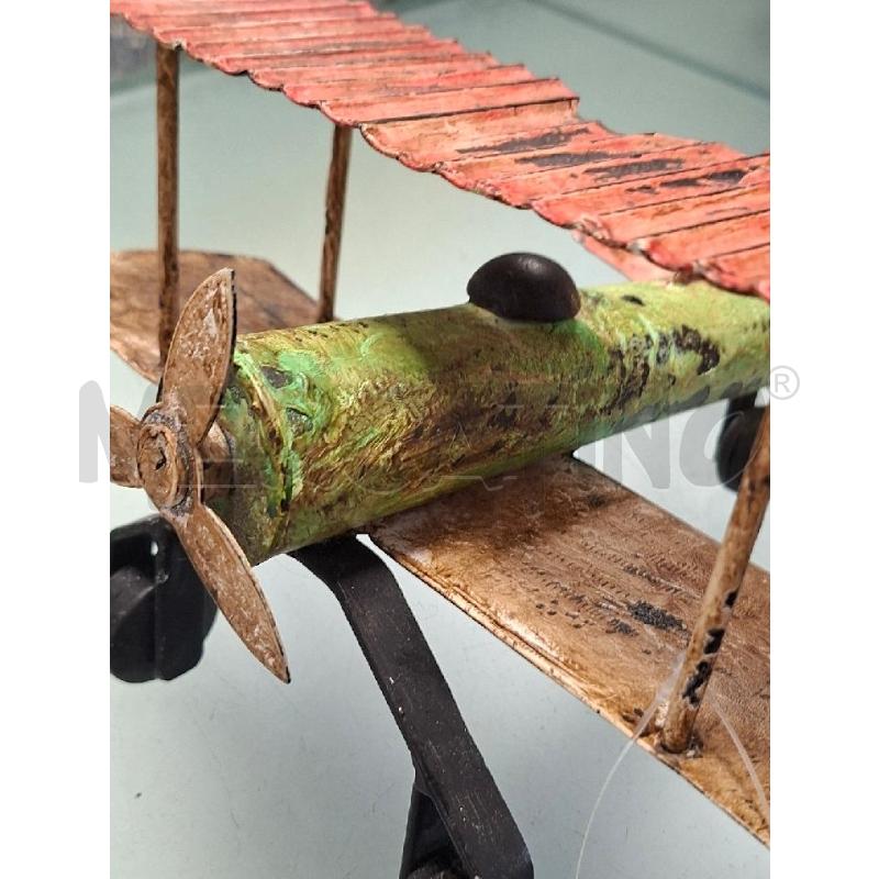 AEROPLANO IN METALLOP VERNICIATO | Mercatino dell'Usato Moncalieri - fr. moriondo 3