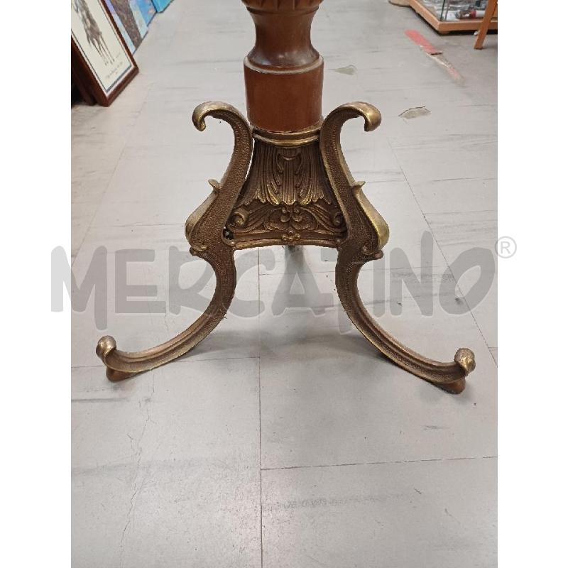 APPENDI ABITI COLONNA LEGNO OTTONE | Mercatino dell'Usato Moncalieri - fr. moriondo 3