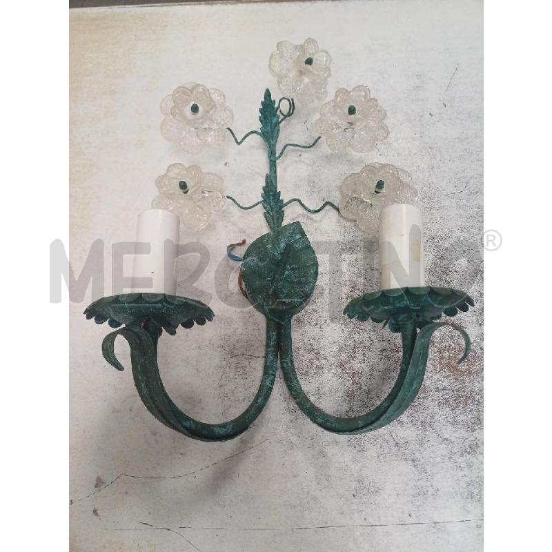 APPLIQUE FERRO BATTUTO VERDE  | Mercatino dell'Usato Moncalieri - fr. moriondo 1