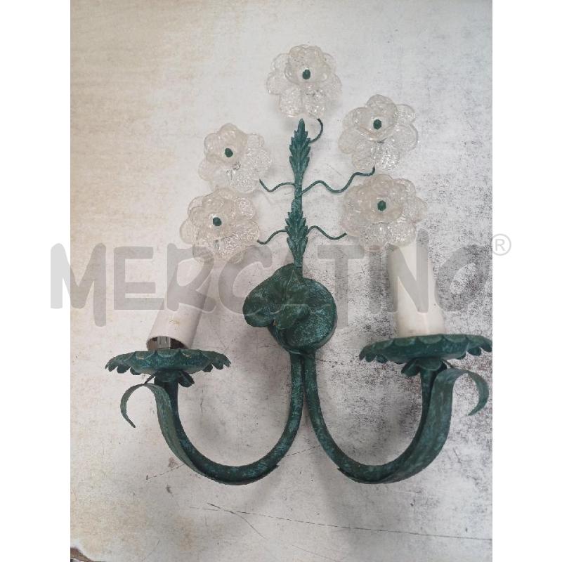 APPLIQUE FERRO BATTUTO VERDE | Mercatino dell'Usato Moncalieri - fr. moriondo 1