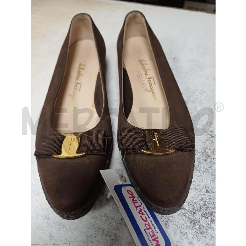 BALLERINA MARRONE FERRAGAMO | Mercatino dell'Usato Moncalieri - fr. moriondo 2
