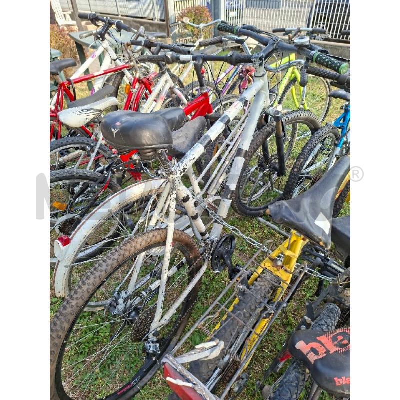 BICICLETTA BIANCA STRISCE NERE  | Mercatino dell'Usato Moncalieri - fr. moriondo 1