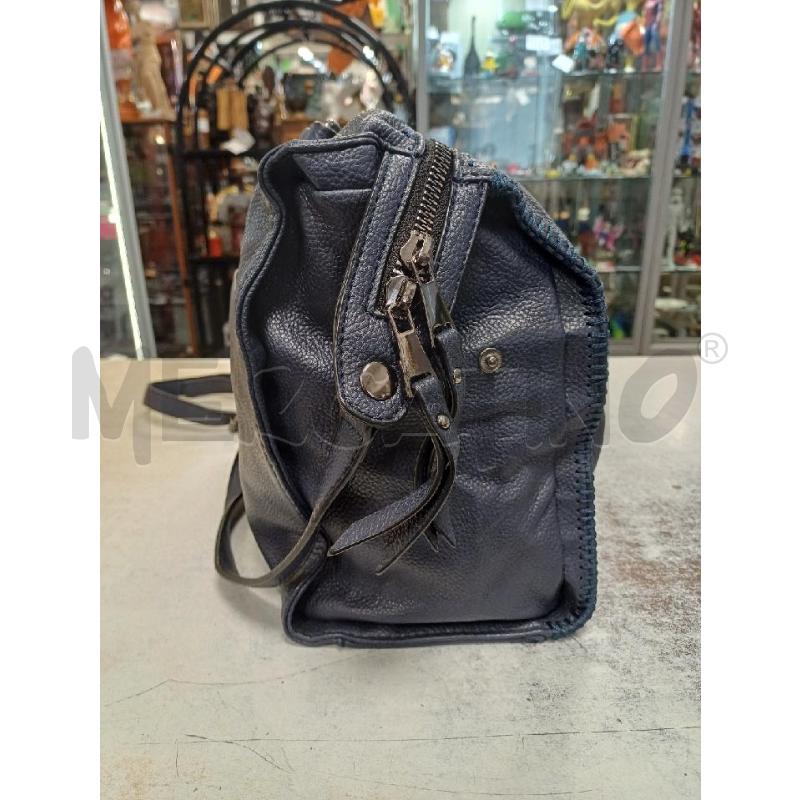 BORSA DONNA BLU CUCITURE BLU | Mercatino dell'Usato Moncalieri - fr. moriondo 2