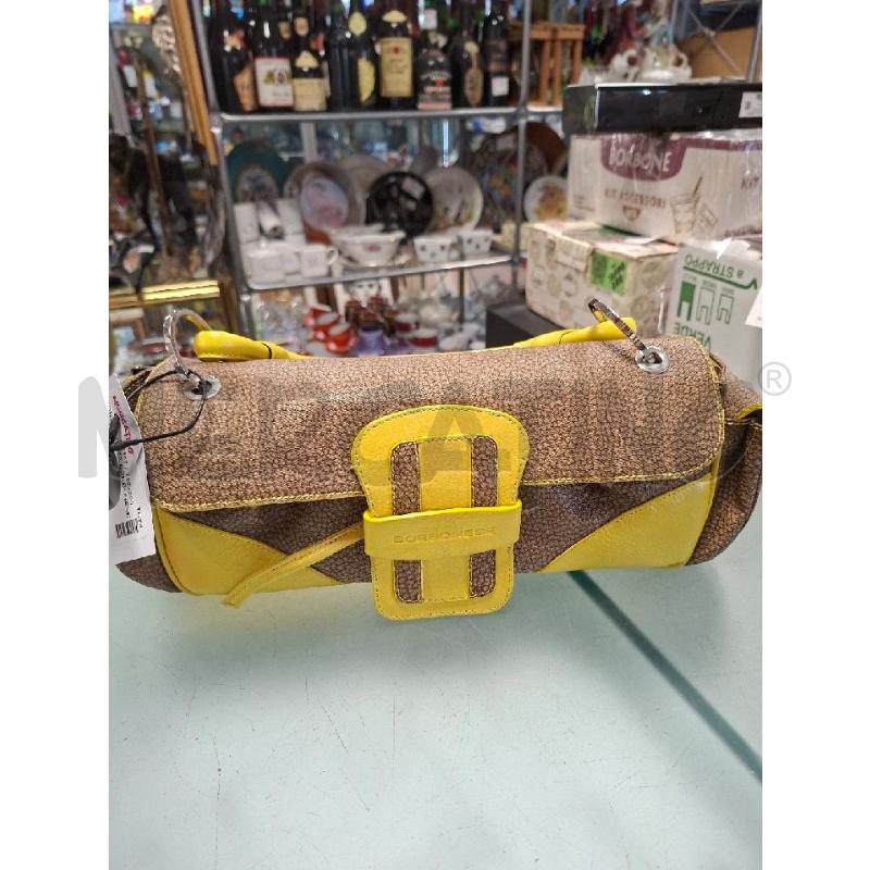 BORSA DONNA BORBONESE INSERTI GIALLI | Mercatino dell'Usato Moncalieri - fr. moriondo 1