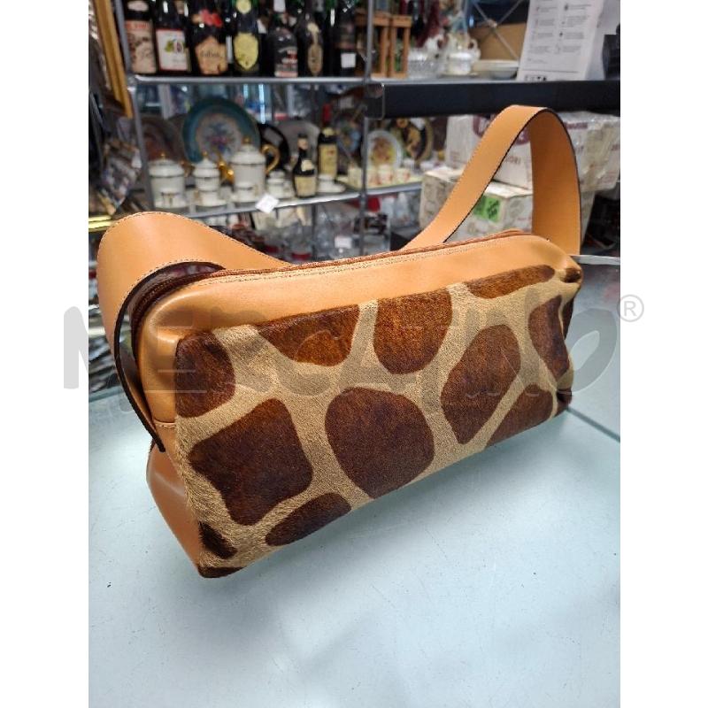 BORSA DONNA CAVALLINO GIRAFFATA TOSCA BLU | Mercatino dell'Usato Moncalieri - fr. moriondo 1
