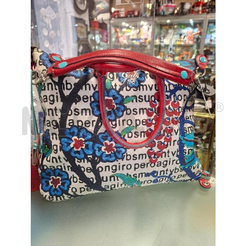 BORSA DONNA FIORI BLU GABS | Mercatino dell'Usato Moncalieri - fr. moriondo 1