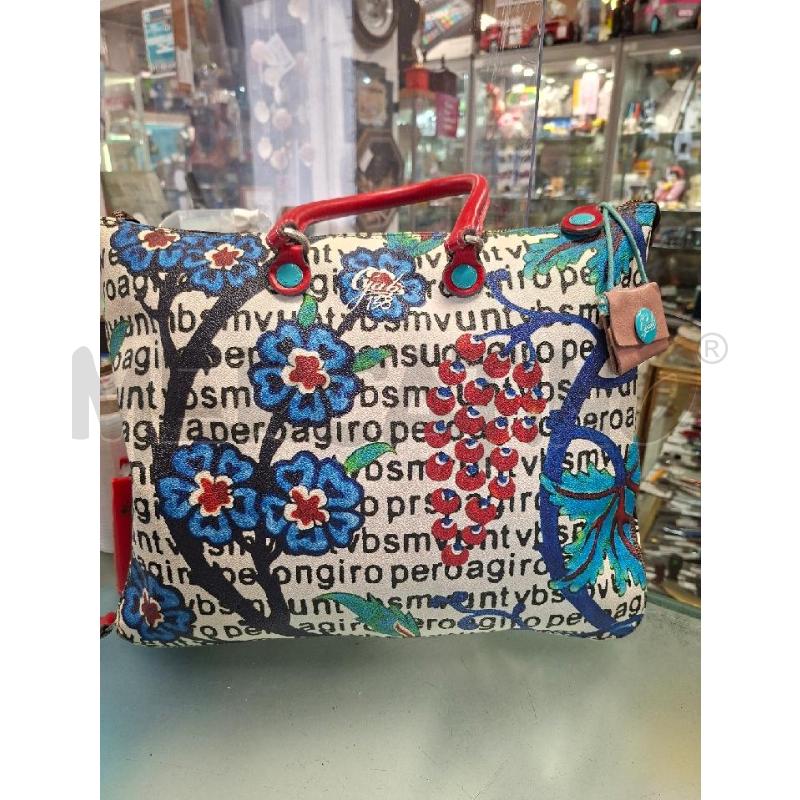 BORSA DONNA FIORI BLU GABS | Mercatino dell'Usato Moncalieri - fr. moriondo 2