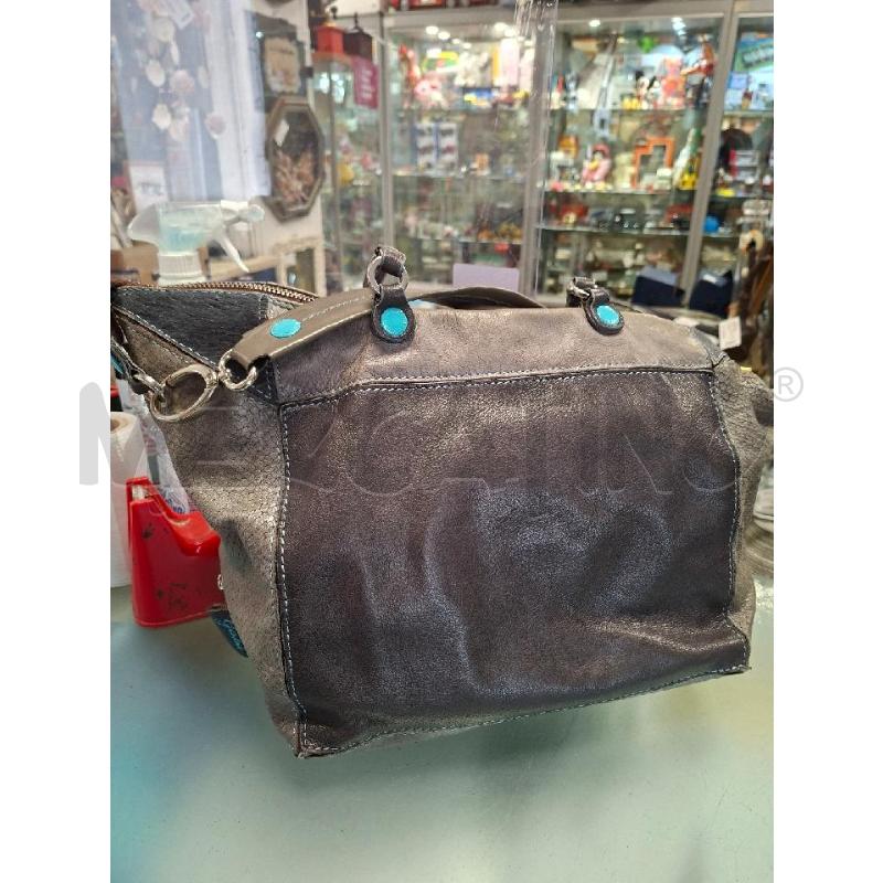 BORSA DONNA GRIGIA TURCHESE GABS | Mercatino dell'Usato Moncalieri - fr. moriondo 2