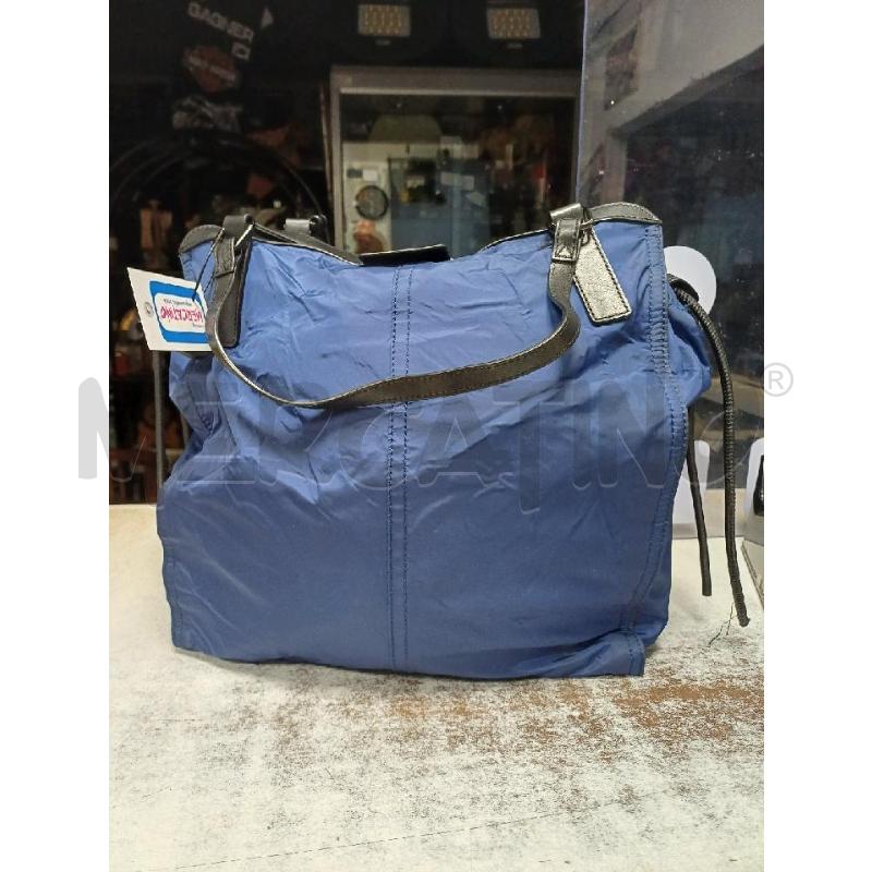 BORSA DONNA TELA BLU BURBERRY | Mercatino dell'Usato Moncalieri - fr. moriondo 1