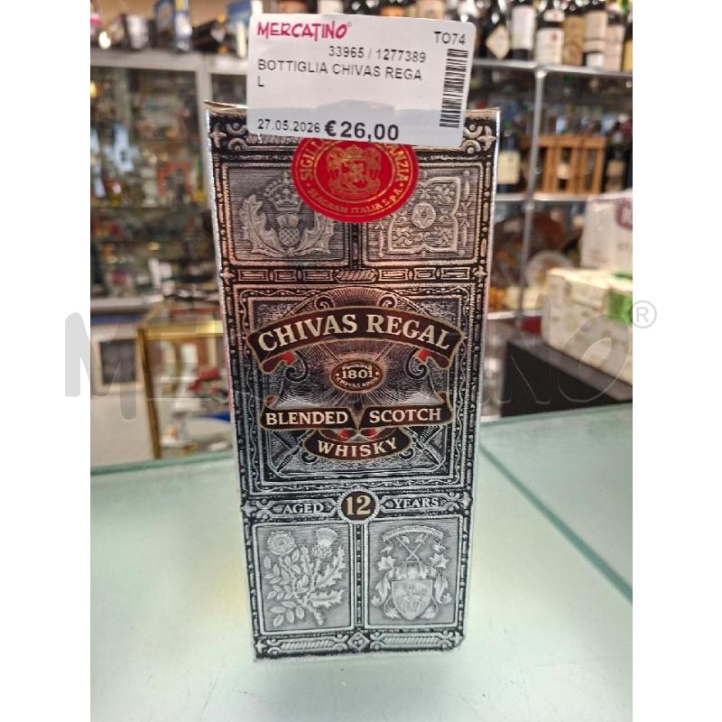 BOTTIGLIA CHIVAS REGAL | Mercatino dell'Usato Moncalieri - fr. moriondo 1