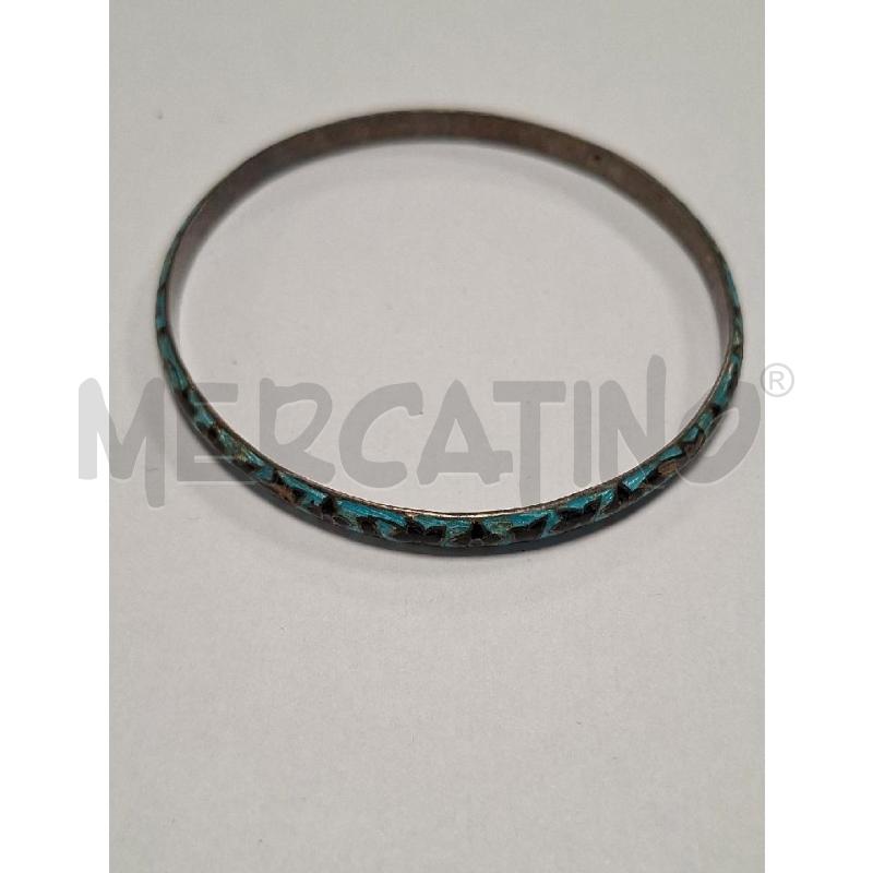 BRACCIALE RIGIDO SMALTATO STELLEARGENTATO | Mercatino dell'Usato Moncalieri - fr. moriondo 1
