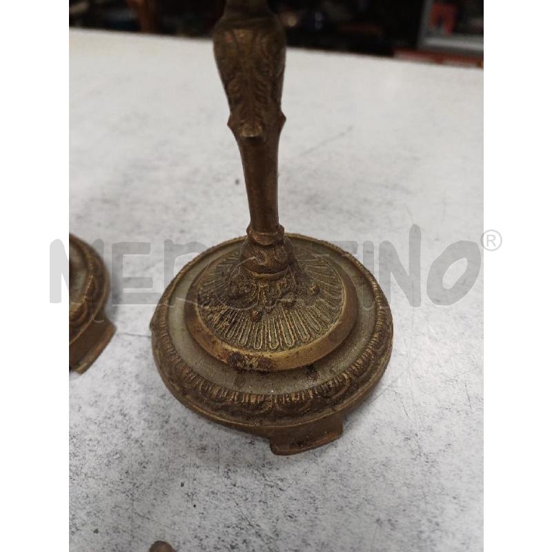 CANDELIERE PZ 2 OTTONE  | Mercatino dell'Usato Moncalieri - fr. moriondo 3