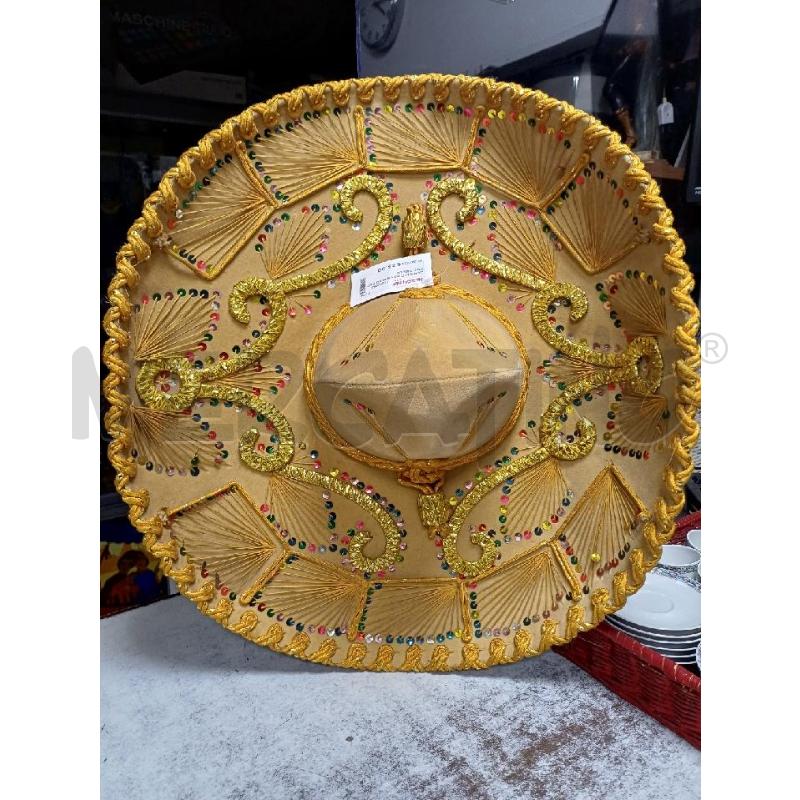 CAPPELLO SOMBRERO DECORO GIALLO | Mercatino dell'Usato Moncalieri - fr. moriondo 2