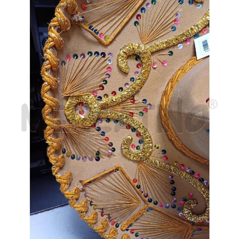 CAPPELLO SOMBRERO DECORO GIALLO | Mercatino dell'Usato Moncalieri - fr. moriondo 3