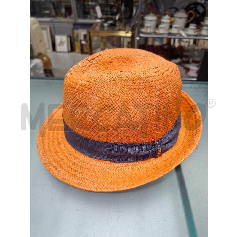 CAPPELLO UOMO ARANCIONE PAGLIA  | Mercatino dell'Usato Moncalieri - fr. moriondo 1