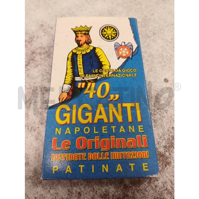 CARTE DA GIOCO GIGANTI NAPOLETANE | Mercatino dell'Usato Moncalieri - fr. moriondo 1