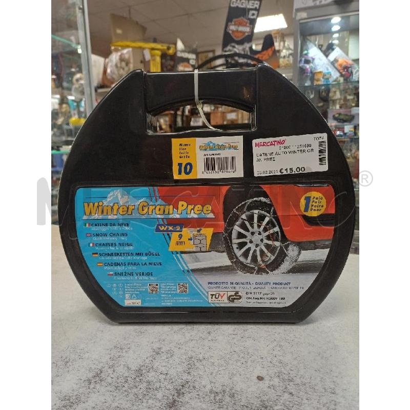 CATENE AUTO WINTER GRAN PREE | Mercatino dell'Usato Moncalieri - fr. moriondo 1
