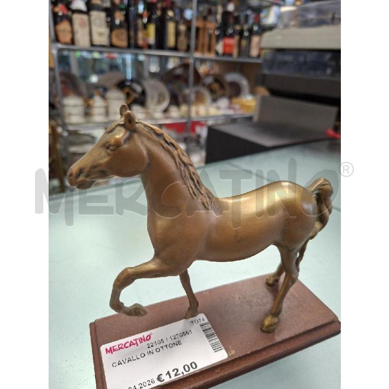 CAVALLO IN OTTONE | Mercatino dell'Usato Moncalieri - fr. moriondo 2