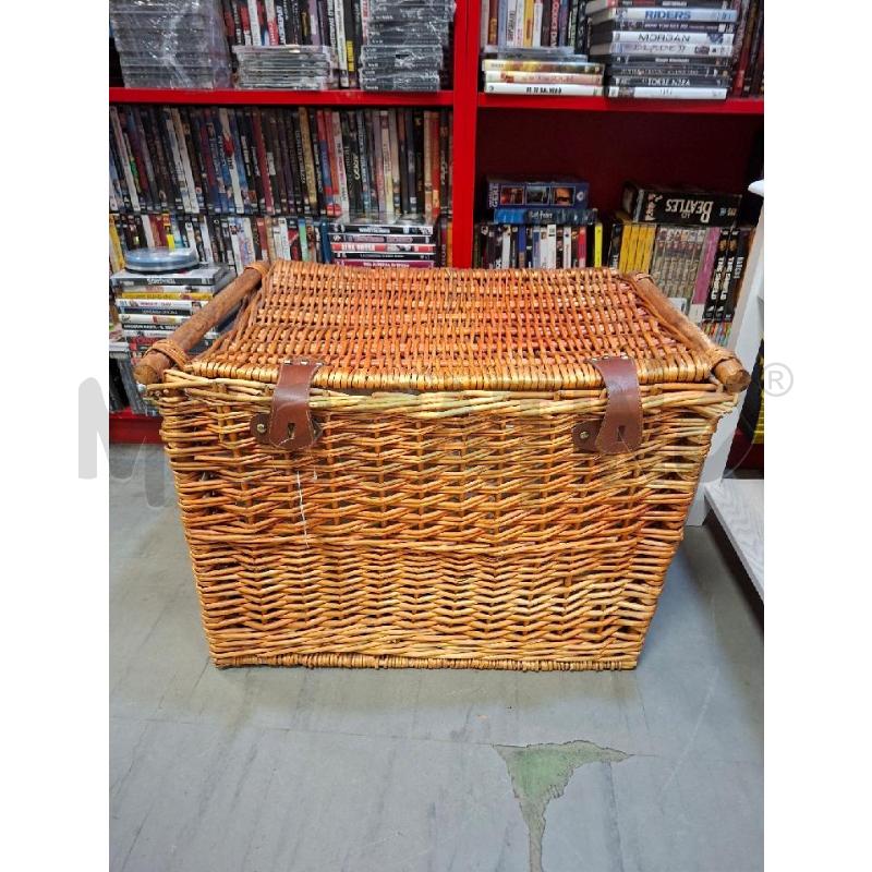 CESTA VIMINI CON CHIUSURA | Mercatino dell'Usato Moncalieri - fr. moriondo 1