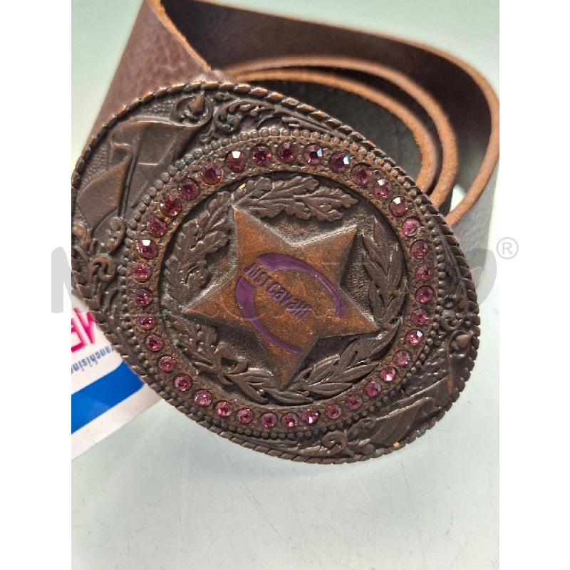 CINTURA DONNA PELLE CIOCCOLATO STRASS JUST CAVALLI | Mercatino dell'Usato Moncalieri - fr. moriondo 2