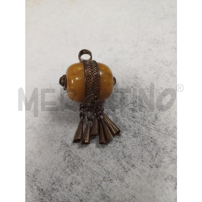 CIONDOLO VINTAGE AMBRA | Mercatino dell'Usato Moncalieri - fr. moriondo 1