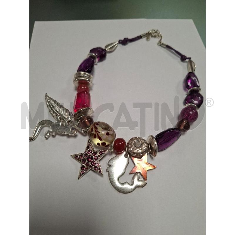 COLLANA PENDENTI VARI VIOLA DENISH DESIGN | Mercatino dell'Usato Moncalieri - fr. moriondo 1