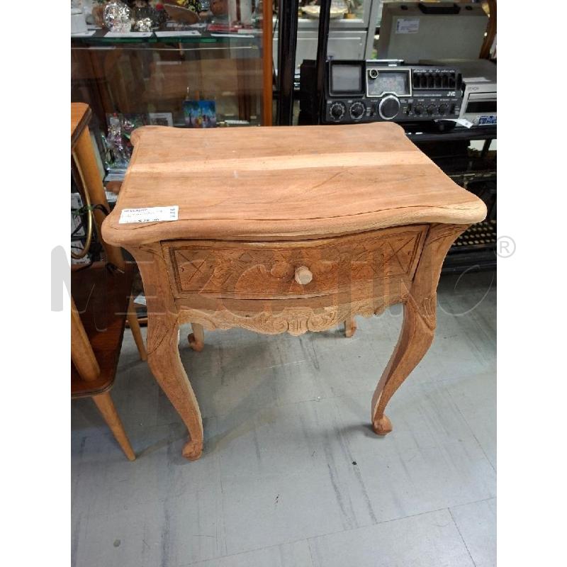 COMODINO LEGNO 1 CASSETTO  | Mercatino dell'Usato Moncalieri - fr. moriondo 1