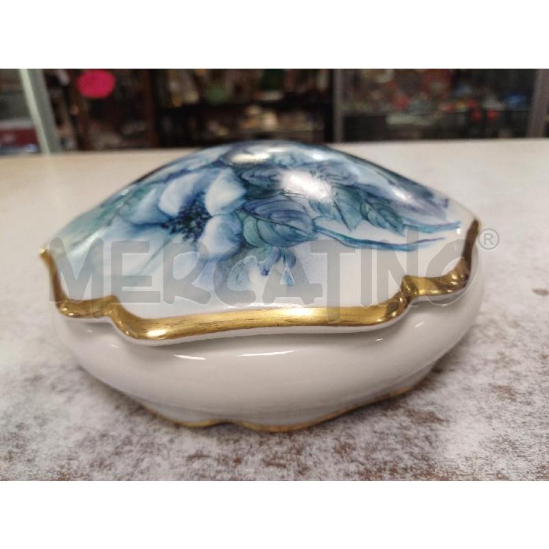 CONTENITORE FIORI BLU LIMOGES | Mercatino dell'Usato Moncalieri - fr. moriondo 2