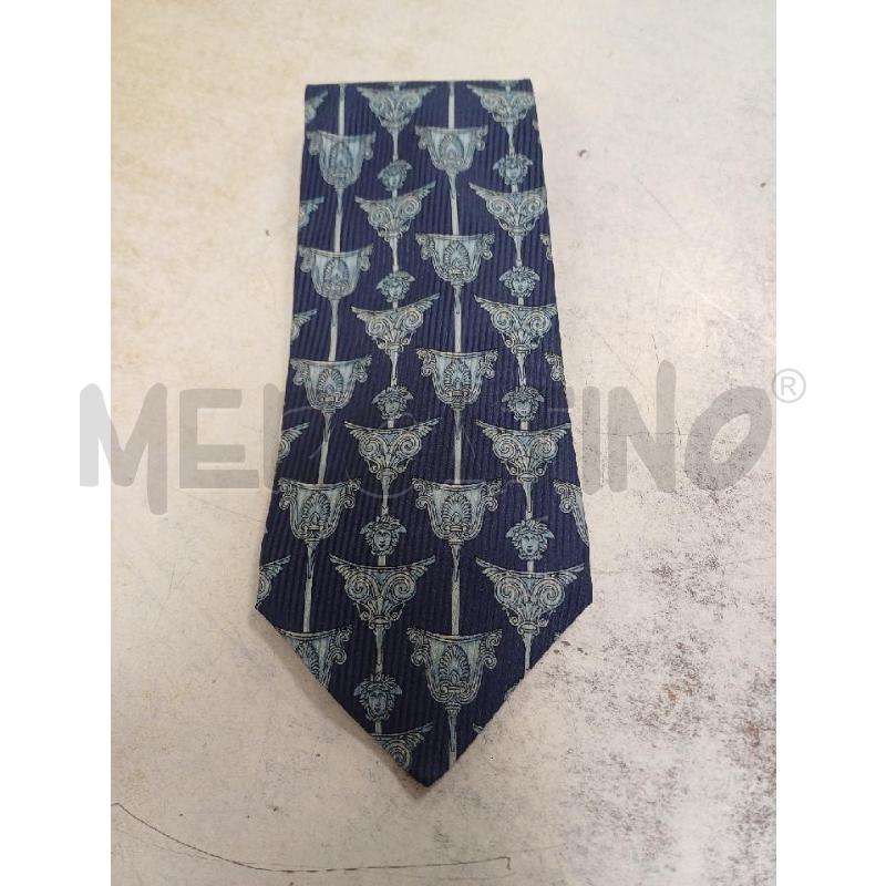 CRAVATTA BLU MEDUSA GIANNI VERSACE  | Mercatino dell'Usato Moncalieri - fr. moriondo 1