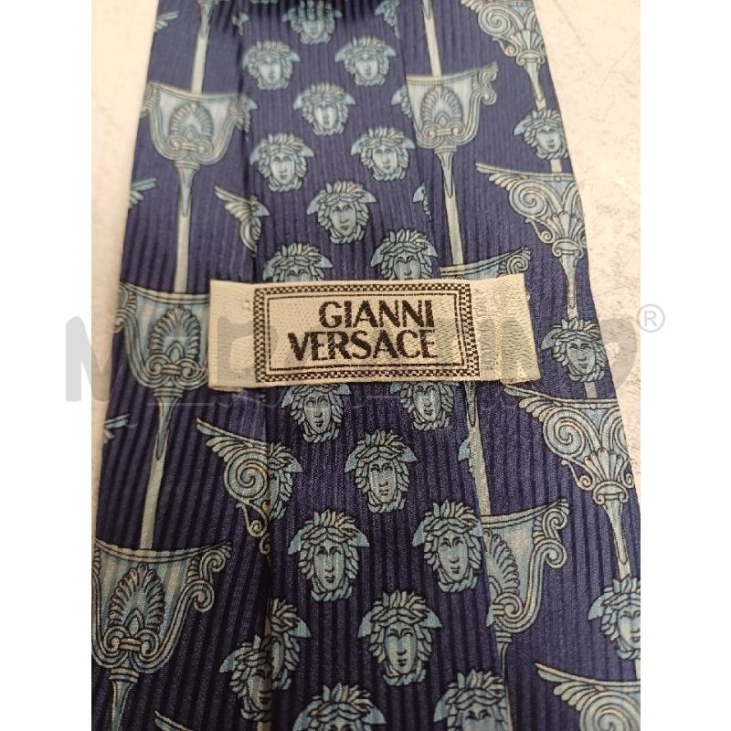 CRAVATTA BLU MEDUSA GIANNI VERSACE  | Mercatino dell'Usato Moncalieri - fr. moriondo 3