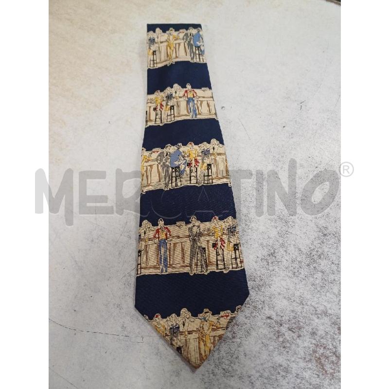 CRAVATTA BLU PERSONAGGI POLO RALPH LAUREN | Mercatino dell'Usato Moncalieri - fr. moriondo 1