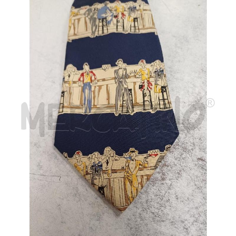 CRAVATTA BLU PERSONAGGI POLO RALPH LAUREN | Mercatino dell'Usato Moncalieri - fr. moriondo 2