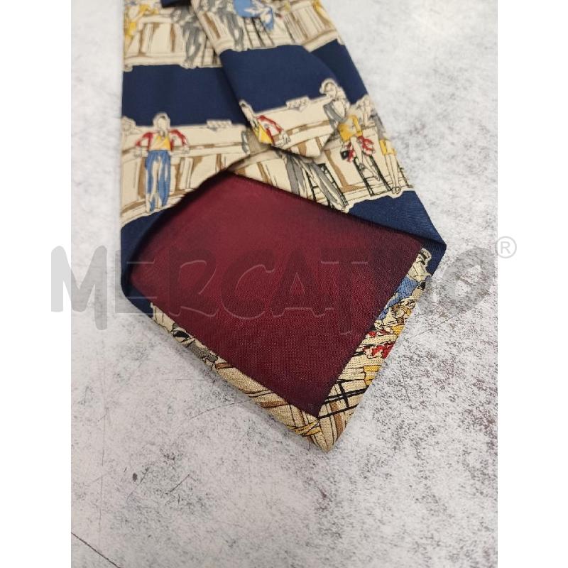 CRAVATTA BLU PERSONAGGI POLO RALPH LAUREN | Mercatino dell'Usato Moncalieri - fr. moriondo 3