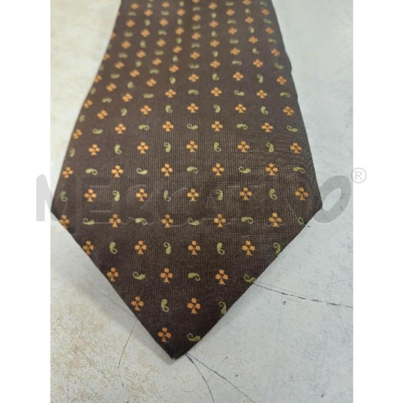 CRAVATTA MARRONE FIORI ETRO | Mercatino dell'Usato Moncalieri - fr. moriondo 3